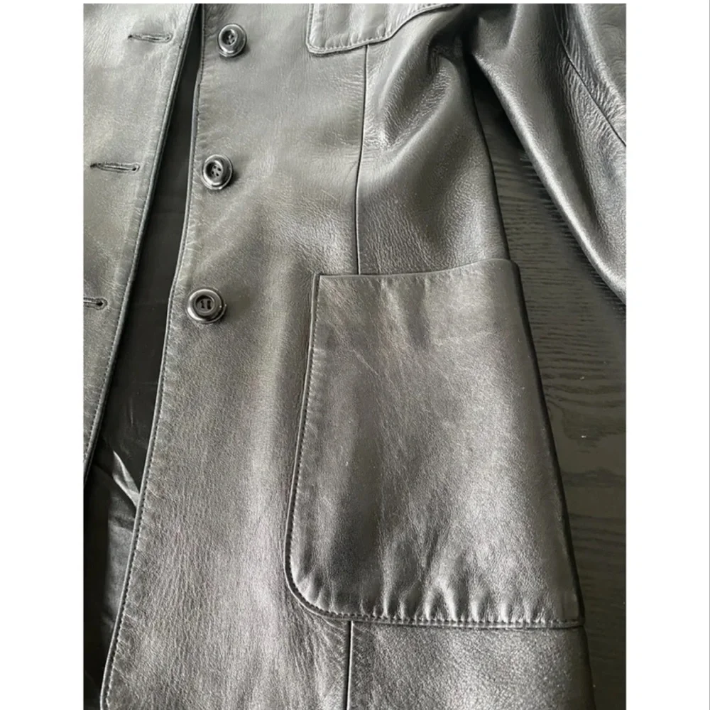 Gorgeous vintage leather blazer